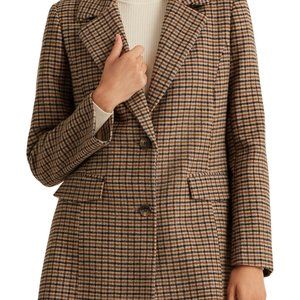 Vintage Oversized Plaid Blazer